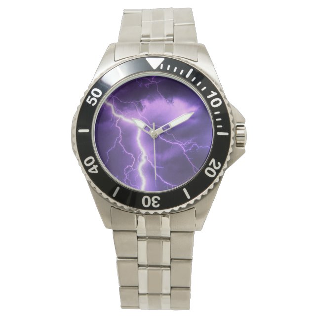 Reloj De Pulsera hermoso cielo, trueno (Anverso)