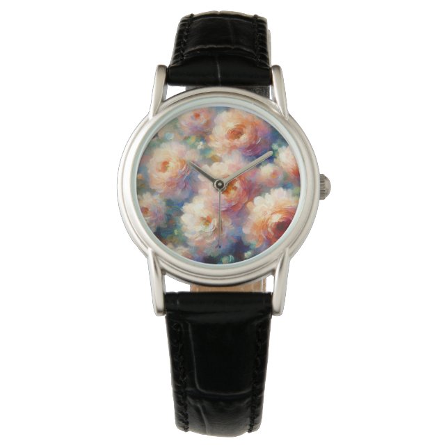 Reloj De Pulsera Hermoso diseño floral para amantes de la naturalez (Anverso)