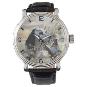 Reloj De Pulsera Hermoso estilo inglés con faisán, arte