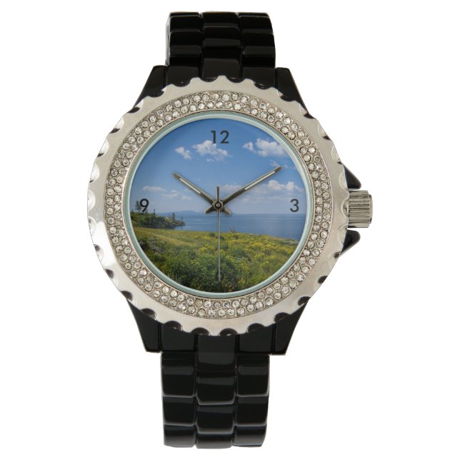 Reloj De Pulsera Hermoso lago Yellowstone (Anverso)