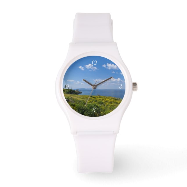 Reloj De Pulsera Hermoso lago Yellowstone (Anverso)