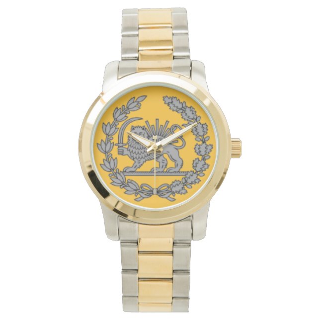 Reloj De Pulsera Hermoso León Masculino Majestuoso Plata (Anverso)
