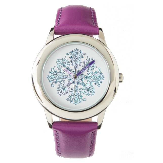 Reloj De Pulsera Hermoso Mandala (Anverso)