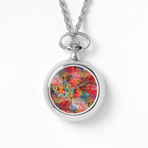 Reloj De Pulsera Hermoso Modelo Floral Brillante Abstracto Abstract
