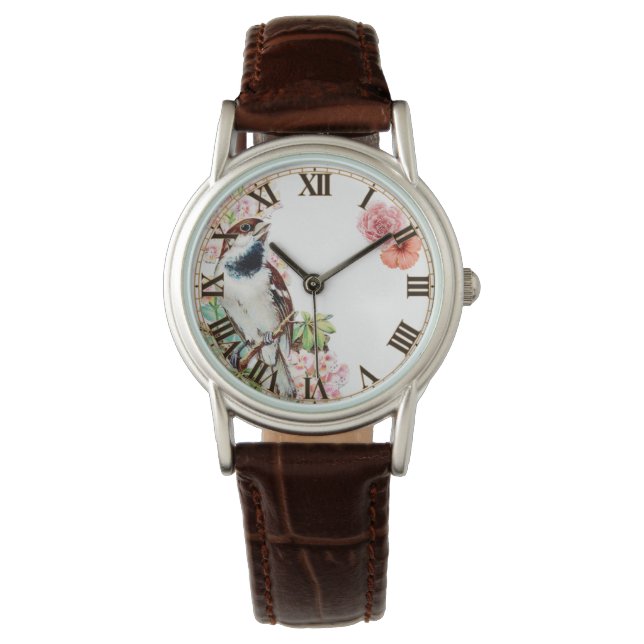 Reloj De Pulsera Hermoso observatorio de aves (Anverso)