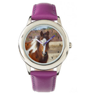 Reloj De Pulsera Hermoso Paint Horse Kids Watch