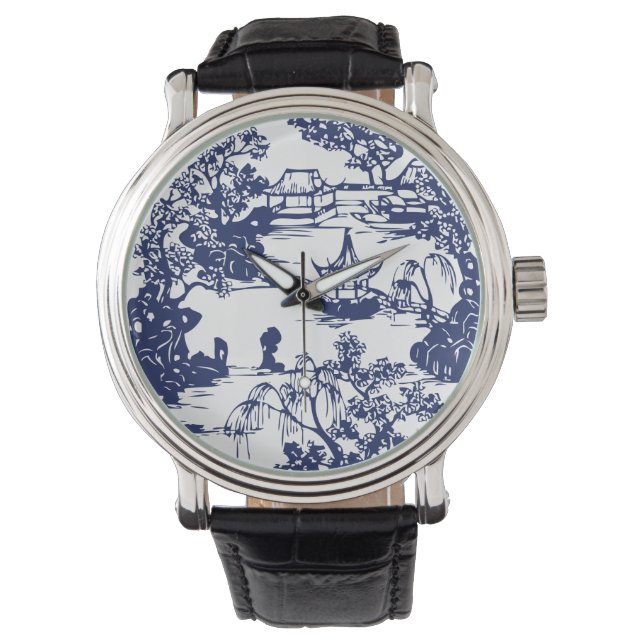 Reloj De Pulsera Hermoso paisaje de la pagoda china (Anverso)