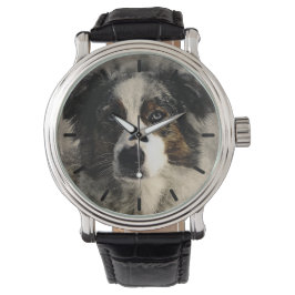 Reloj De Pulsera Hermoso Pastor Australiano Personalizado