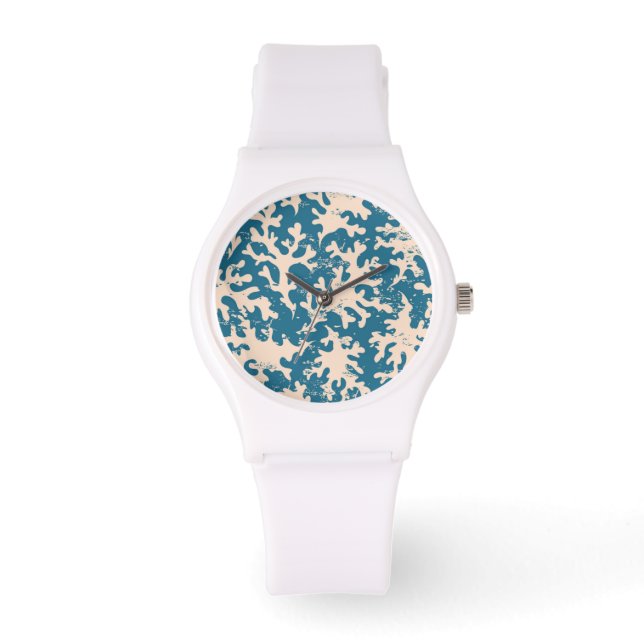 Reloj De Pulsera Hermoso patrón de coral (Anverso)