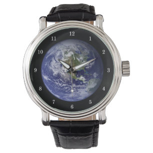 Reloj De Pulsera Hermoso planeta Tierra Vigilancia de la Escritura