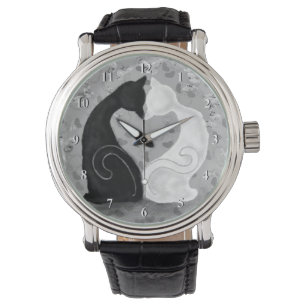 Reloj De Pulsera Hermoso regalo de vigilancia de parejas de gatos d