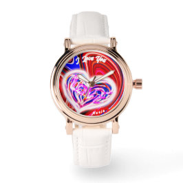 Reloj De Pulsera Hermoso Resumen Elegante Rosa Gold Watch