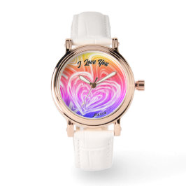 Reloj De Pulsera Hermoso Resumen Elegante Rosa Gold Watch