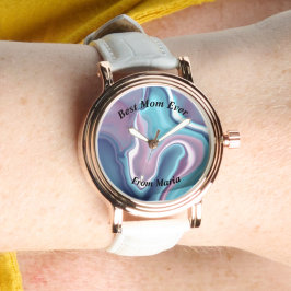 Reloj De Pulsera Hermoso Resumen Elegante Rosa Gold Watch