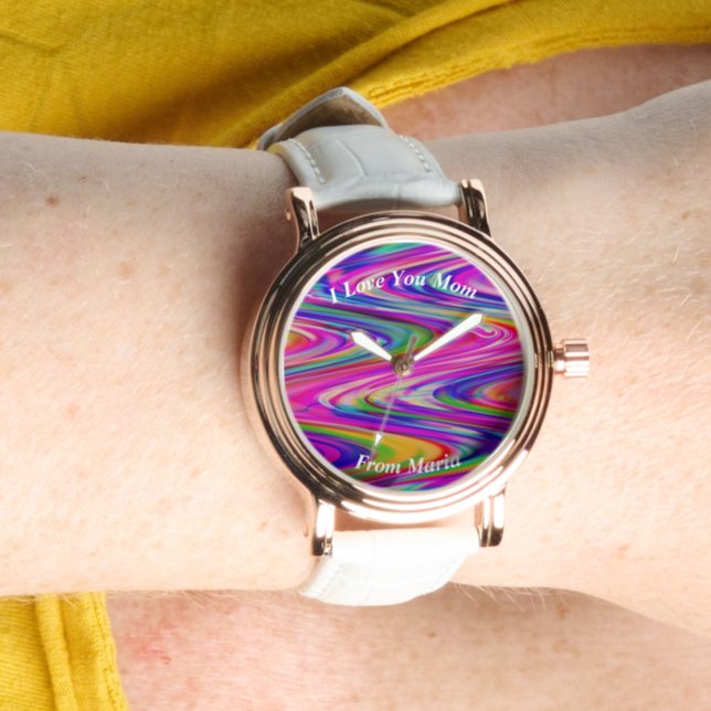 Reloj De Pulsera Hermoso Resumen Elegante Rosa Gold Watch (Subido por el creador)