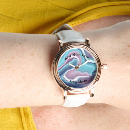 Reloj De Pulsera Hermoso Resumen Elegante Rosa Gold Watch