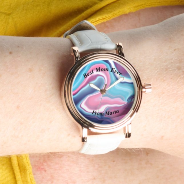 Reloj De Pulsera Hermoso Resumen Elegante Rosa Gold Watch (Subido por el creador)