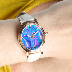Reloj De Pulsera Hermoso Resumen Elegante Rosa Gold Watch