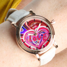 Hermoso Resumen Elegante Rosa Gold Watch