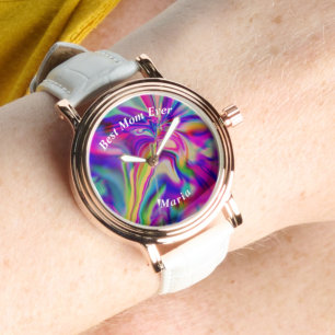 Reloj De Pulsera Hermoso Resumen Elegante Rosa Gold Watch