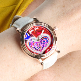 Reloj De Pulsera Hermoso Resumen Elegante Rosa Gold Watch