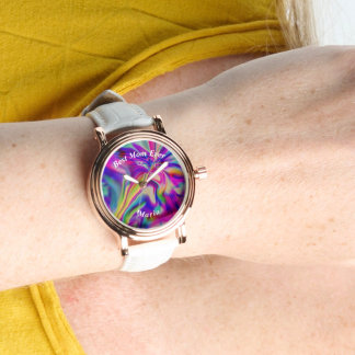 Reloj De Pulsera Hermoso Resumen Elegante Rosa Gold Watch