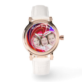 Reloj De Pulsera Hermoso Resumen Elegante Rosa Oro