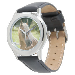 Reloj De Pulsera Hermoso retrato de caballo haflinger
