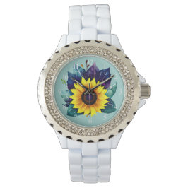 Reloj De Pulsera Hermoso Sunflower