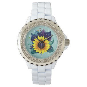 Reloj De Pulsera Hermoso Sunflower