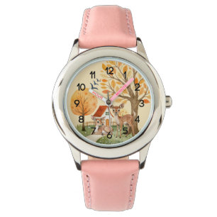 Reloj De Pulsera Hermosos niños caseros de los ciervos de Woodland