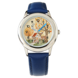 Reloj De Pulsera Hermosos niños caseros de los ciervos de Woodland