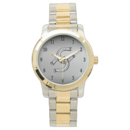 Reloj De Pulsera Herraduras en gradiente plateado