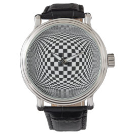 Reloj De Pulsera Herramienta de tiempo de Op Art