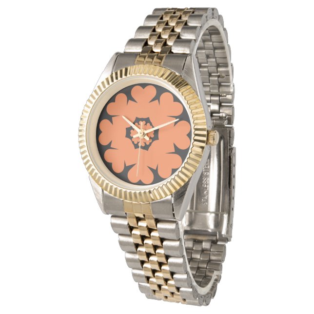 Reloj De Pulsera Herz ♥ Heart – Sun Star flower (Angular)