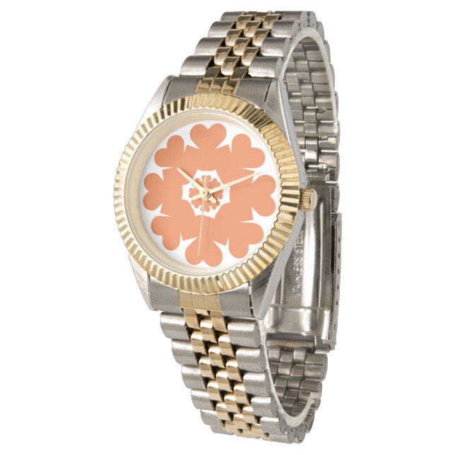 Reloj De Pulsera Herz ♥ Heart – Sun Star flower (Angular)