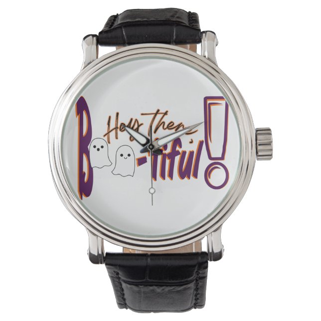 Reloj De Pulsera Hey, Aquí BOO (Anverso)