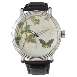 Reloj De Pulsera Hiedras y mariposas