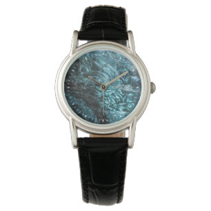 Reloj De Pulsera Hielo azul de una cueva de hielo, Islandia