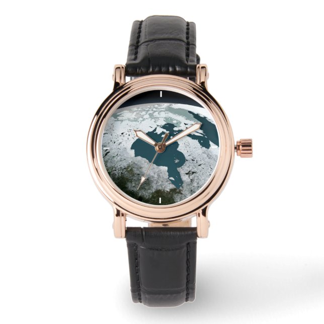 Reloj De Pulsera Hielo Marítimo De La Bahía De Hudson El 14 De Novi (Anverso)