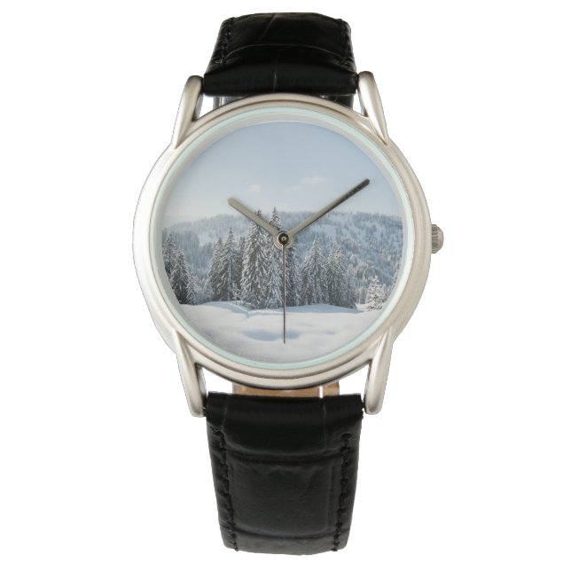 Reloj De Pulsera Hielo y nieve | Allgäu Bavaria Alemania (Anverso)