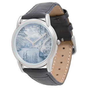 Reloj De Pulsera Hielo y nieve Lago Königssee, Alemania