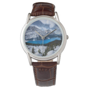Reloj De Pulsera Hielo y nieve   Lago Peyto, Rockies Canadienses