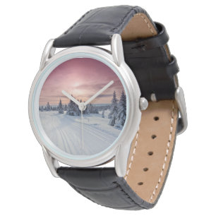 Reloj De Pulsera Hielo y nieve   Lillehammer, Noruega