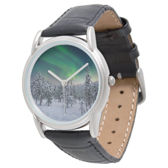 Reloj De Pulsera Hielo y nieve | Paisaje invernal, Finlandia (Angular)