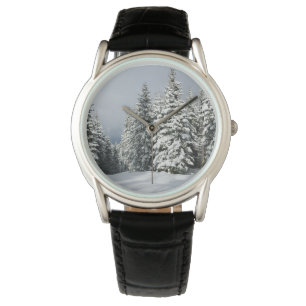 Reloj De Pulsera Hielo y nieve Pine Woodland, Austria