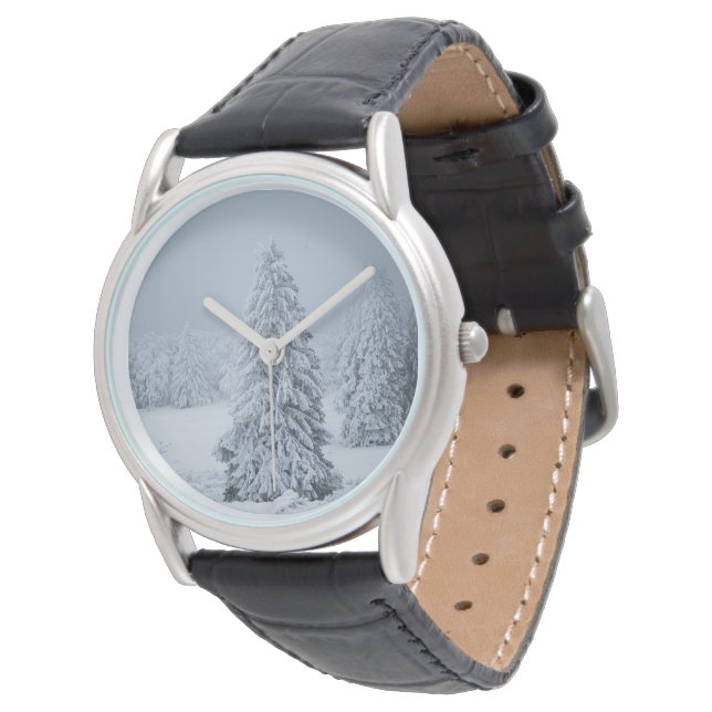 Reloj De Pulsera Hielo y nieve | Woodland, Alpes suizos (Angular)