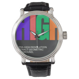 Reloj De Pulsera High-Resolution Abstract Art 