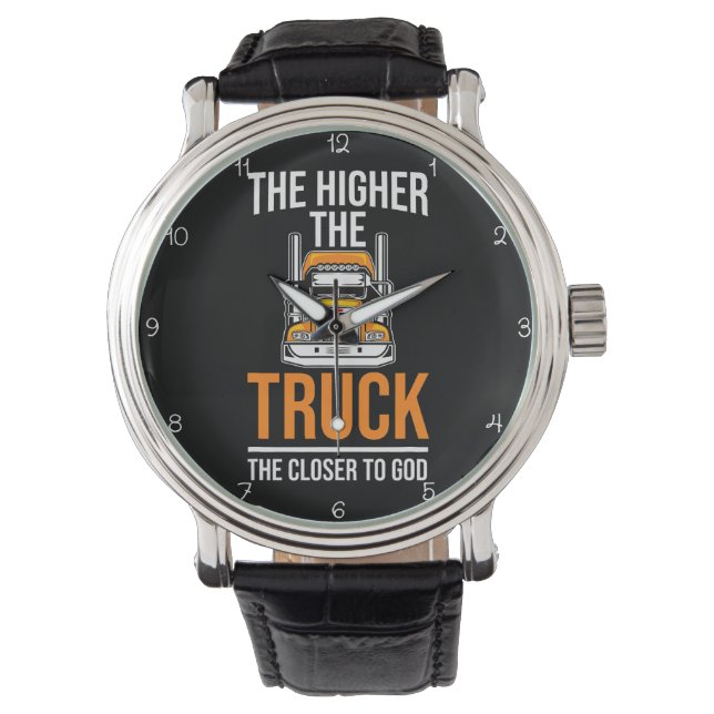 Reloj De Pulsera Higher Truck, Closer To God (Anverso)