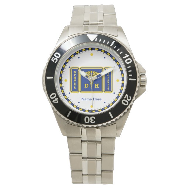 Reloj De Pulsera Higienista dental (Anverso)